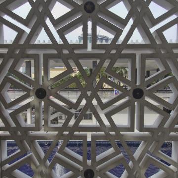 National Mosque Wall Detail, Malaysia